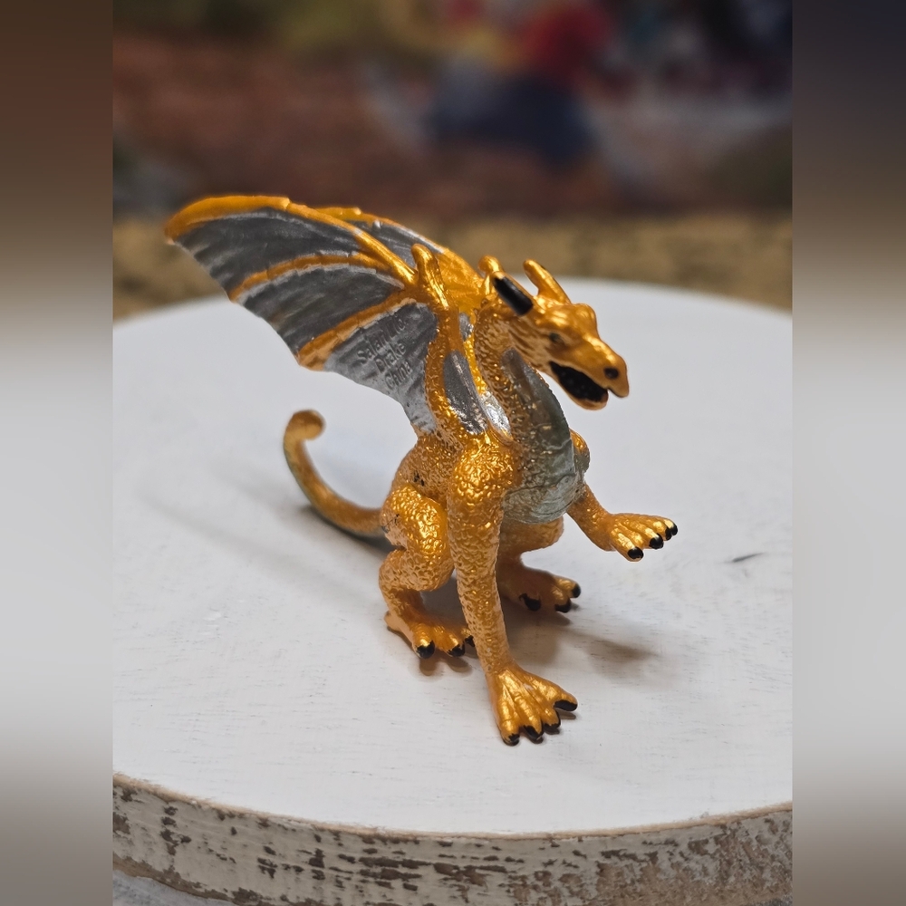 Safari Ltd. Small/Tiny Golden Dragon Figure Toy [ Read Details ]